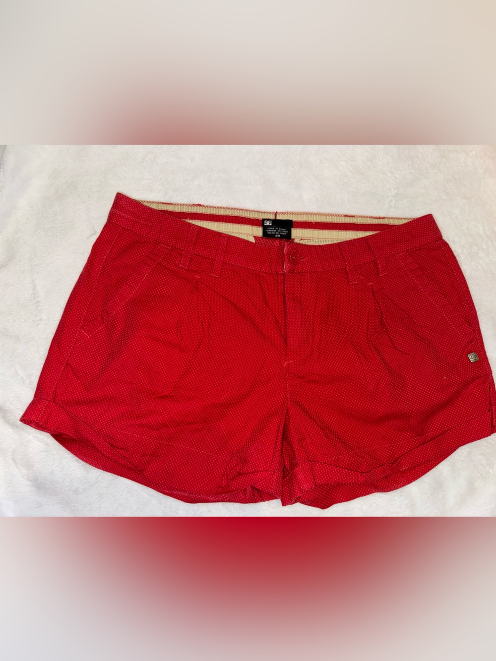 DC Women's Red Casual Shorts